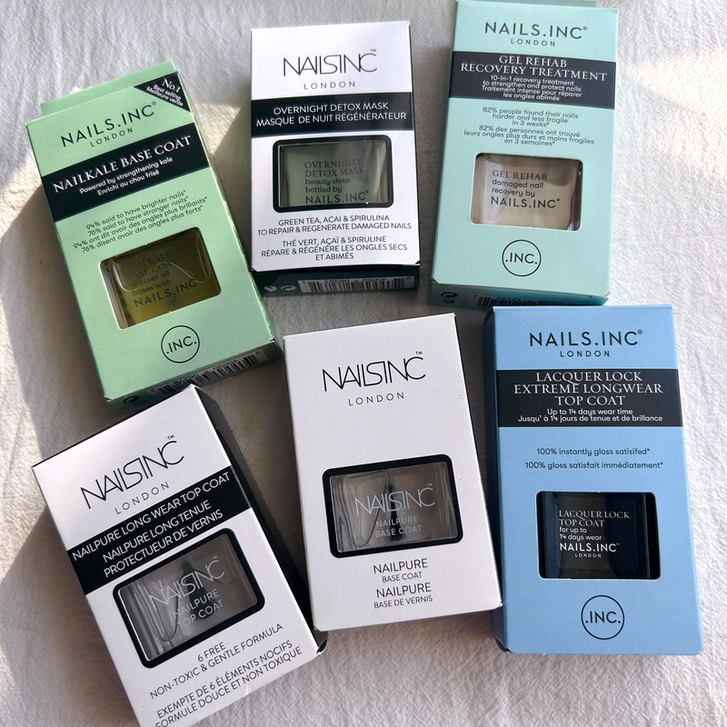 Nails Inc [Bottom Polish] Nail Polish, Nail Essence/Cuticle Repair/45S Quick-Drying Top Oil