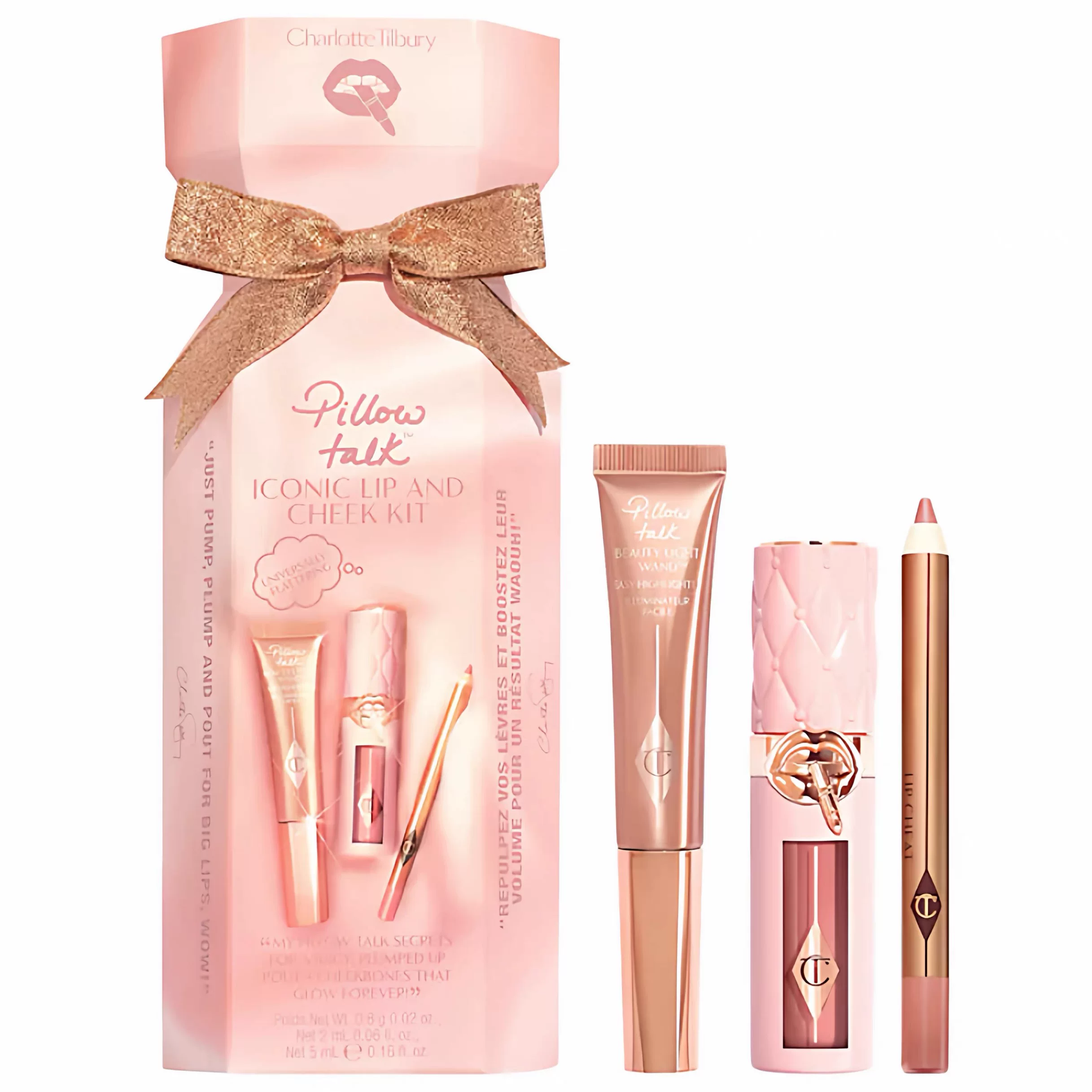 Помада (Charlotte Tilbury) Pillow Talk — наборы помады и карандаша для губ, несколько оттенков и размеров