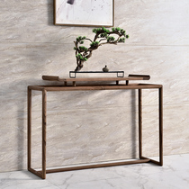 Sanchen North American black walnut wood all solid wood porch table new Chinese style head case wooden case Modern simple case