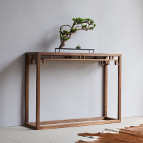 Sanchen North America Black Walnut Huluguan Tai Case All Solid Wood Household Modern New Chinese Narrow Table Furniture