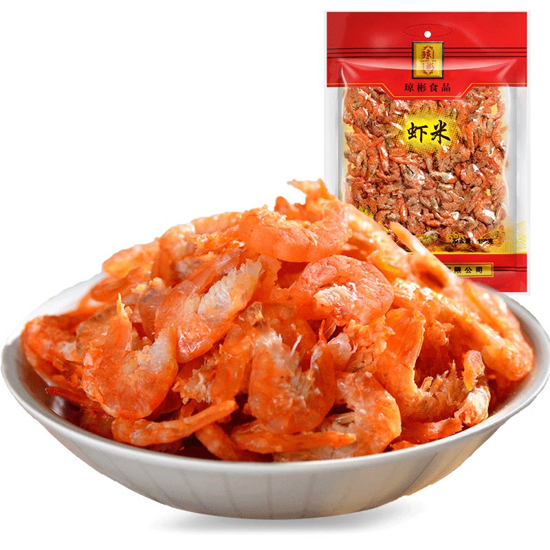 Jongbin seafood dry goods North Sea specie gold hook sea rice shrimp rind rice 150g