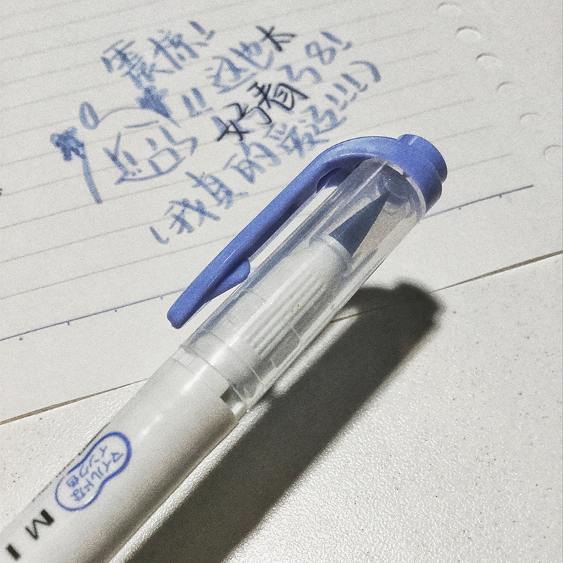 Japan ZEBRA zebra WFT8 series MILDLINER Double head fluorescent pen Brush soft-head brush hand ledger pen