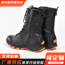 New sports sole combat boots high top rescue combat boots thermal insulation and flame retardant