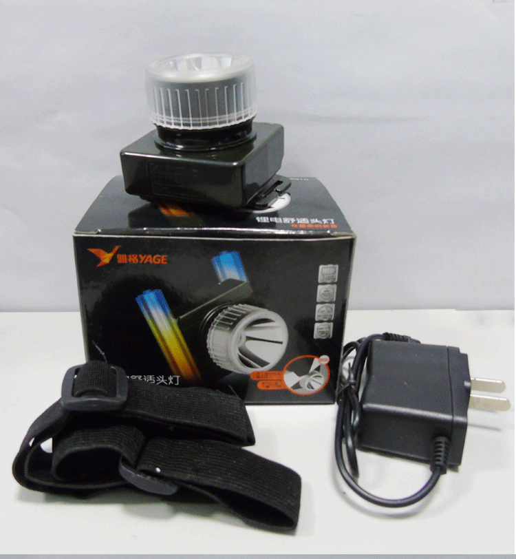 Yage 5581C pin lithium thoải mái vuông đèn pha phiêu lưu ngoài trời chiếu sáng nhà di động ngoài trời đèn đầu di động đèn pin sạc điện