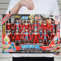 Genuine Authorized Variety Superman Set Childrens Transformation Model Boy Toy Gift Box Kindergarten Training Class Gift