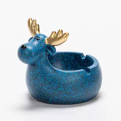 Chenxiang Nordic ins Wind ashtray personality trend home living room cute creative anti-fly ash with lid ornaments
