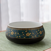 Chenxiang kung fu tea set accessories tea ceremony accessories Cup wash tea set wash tea wash ancient rhyme ceramic tea wash large