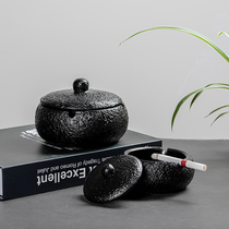 Nordic ins cement ashtray creative personality Fashion anti-fly ash living room home office trend ashtray