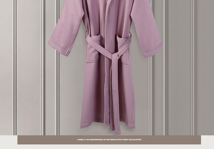 Áo choàng tắm khách sạn năm sao nam và nữ mùa thu và mùa đông cotton dày chất liệu áo ngủ dành cho người lớn áo dài thấm nước áo choàng cotton đầm ngủ nữ