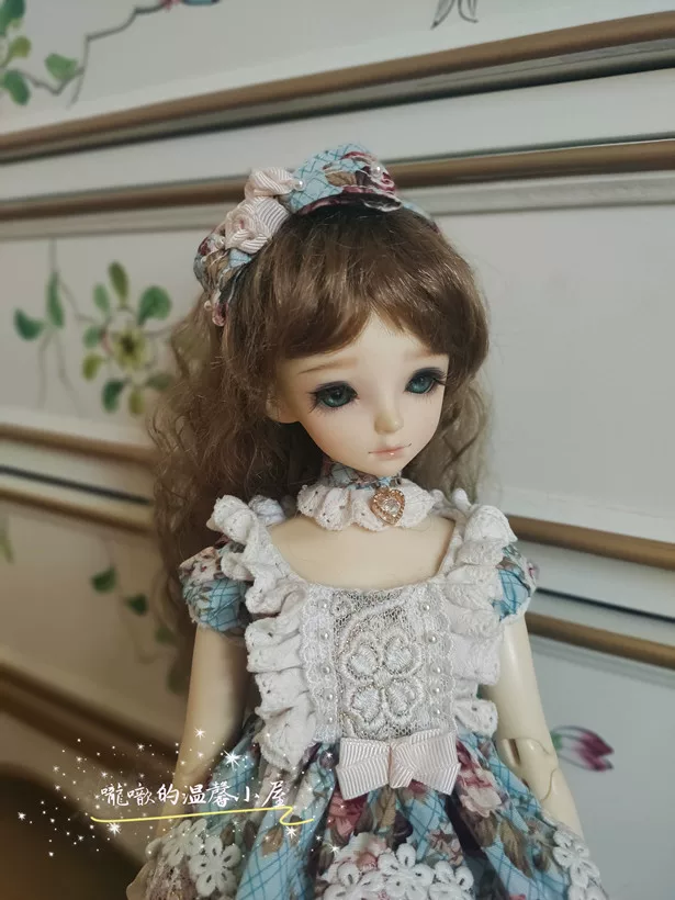 ГДливая маленькая уютная casa BJD/SD 4 пункта Giant Baby* Pastoral Town* Платье