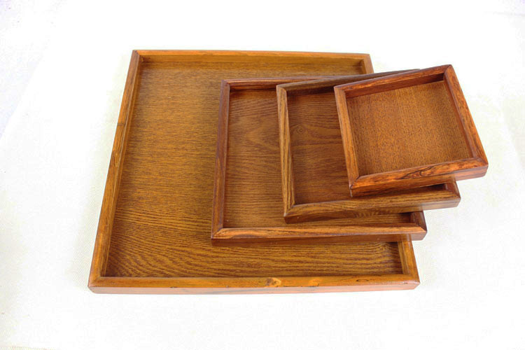 Khay gỗ, đĩa gỗ hình chữ nhật nhỏ, chai gia vị, khung, quán trà, khách sạn, khay cà phê, khay bánh mì, đĩa gỗ phẳng khay để ấm chén