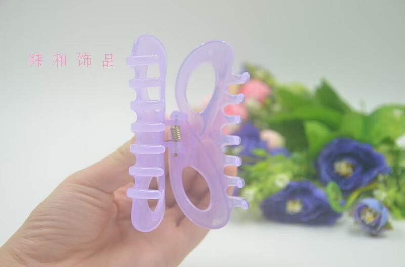 Kẹp tóc Gripper Kích Thước Lớn Bath Clip Jelly Loạt Medium Mát Clips Adult Tóc Phụ Kiện Đơn Giản Tóc Ngắn