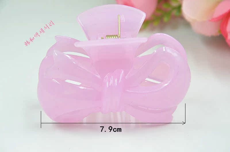 Kẹp tóc Gripper Kích Thước Lớn Bath Clip Jelly Loạt Medium Mát Clips Adult Tóc Phụ Kiện Đơn Giản Tóc Ngắn