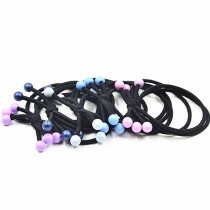 Korean version of crystal rubber band hair ring headdress ladies tied hair rope holster tied head rope beads hairpin trinkets