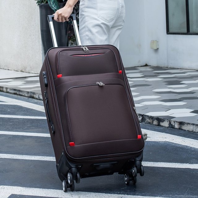 Special price waterproof Oxford cloth suitcase 24 trolley cases 22 universal wheels password box luggage tow box men and women luggage trendy