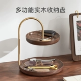 初心 Деревянная настольная коробочка для хранения, косметическая помада, очки для ключей