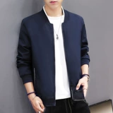 Цветная бейсбольная демисезонная трендовая куртка для отдыха, коллекция 2021, в корейском стиле, облегающий крой