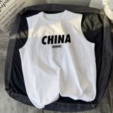 Мужской хлопковый летний жилет, баскетбольная рубашка для спортзала, футболка без рукавов для отдыха, оверсайз