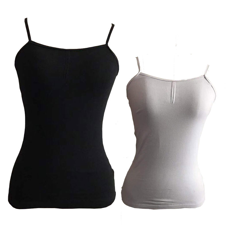 Ballet practice suit Adult female yoga top Fitness camisole Slim slim solid color body base shirt