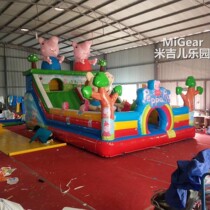 Pig Mans new custom-made park inflatable castle square childrens toys and amusement equipment brand new air inflator