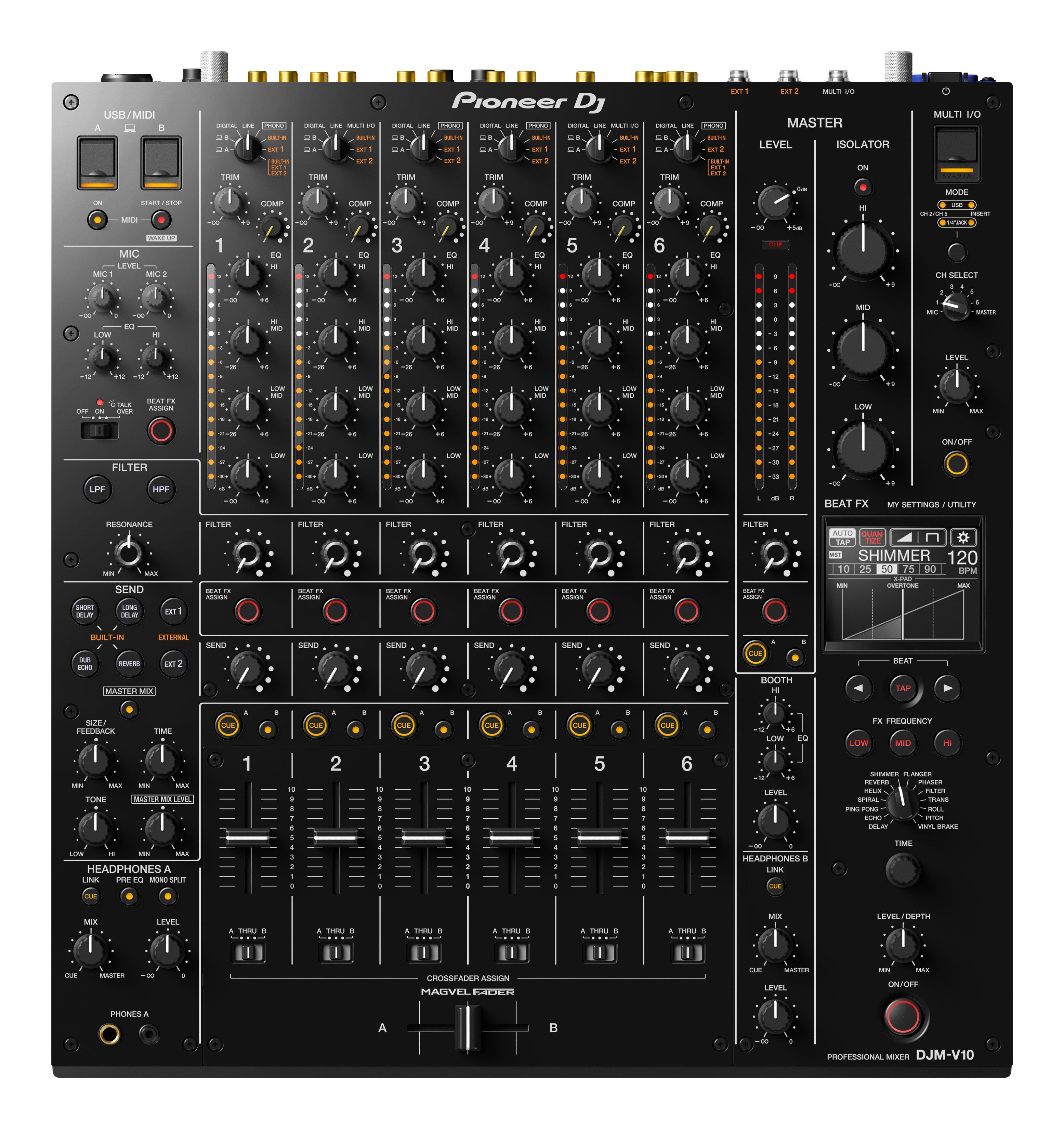 🎉先锋Pioneer DJM-V10六通道混音台评测🌟-打碟机-淘宝好物网