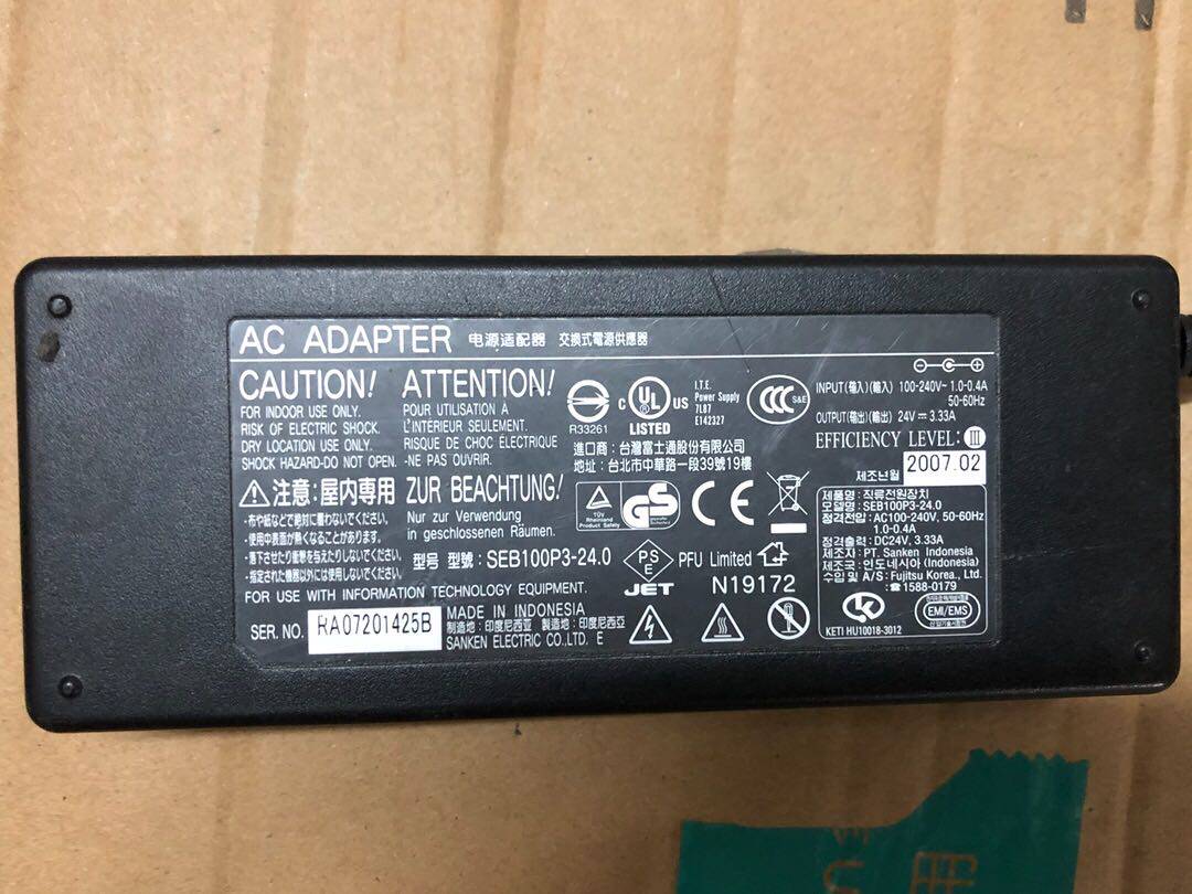 The original KODAK I1405 I1420 I1440 I280 I260 I160 I160 power supply 24V3