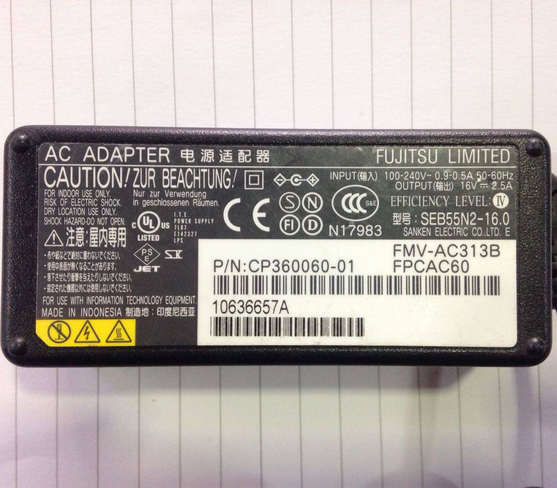 Original fit Fujitsu SV600 Qualicometer iX500 fi60f S510 S510 power adapter 16v2 5-Taobao