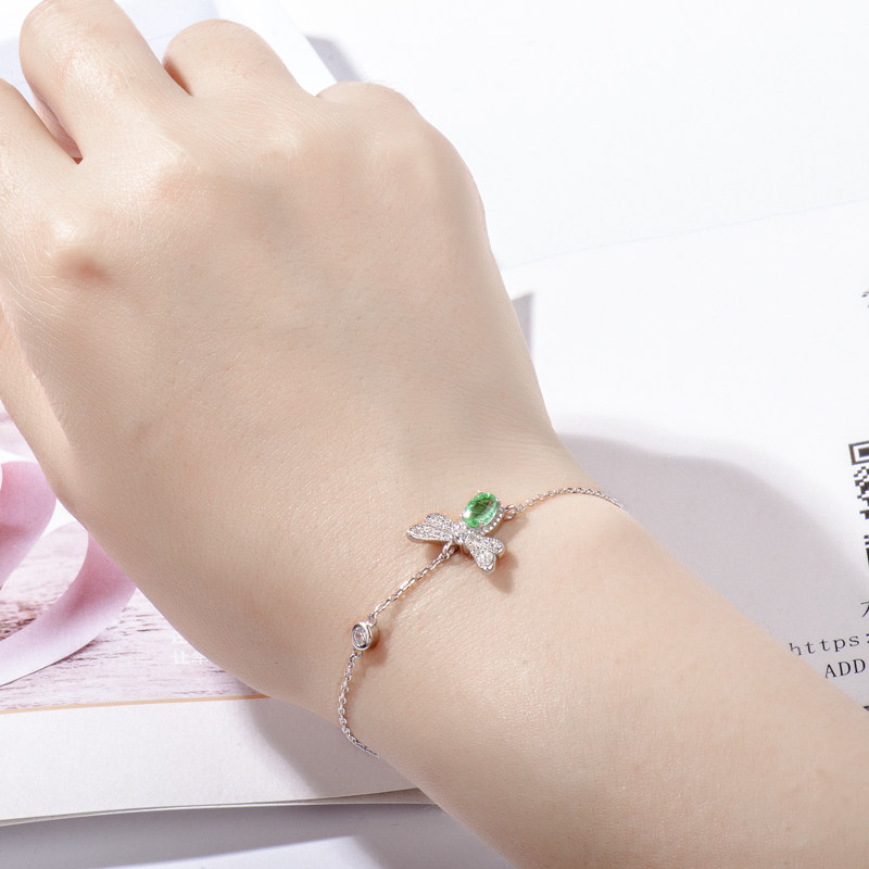 Ancestral Mother Green Handmaid's Ink Peach Origin s925 Silver Natural Colombian Zum Green Butterfly Superfairy Handmade