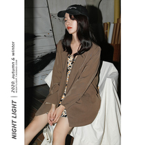 Nightlight small blazer womens Korean version loose top wild new net red foreign style suit