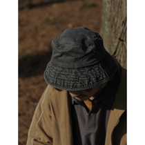 Crisis youth retro water washed as old denim fisherman hat men and womens day ensemble 100 lap sun hat hat tide