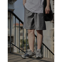 Crisis youth shorts mens tide 2021 New thin five-cut pants straight wide legs Joker casual pants men