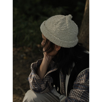 Crisis youth seersucker knitted melon leather hat autumn and winter warm cute toilet hat male cold hat female hip hop hat