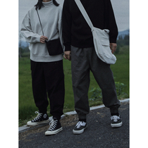 Crisis youth leg pants mens Tide brand Joker leisure loose Harlan small foot pants Yu Wenle Japanese tooling pants