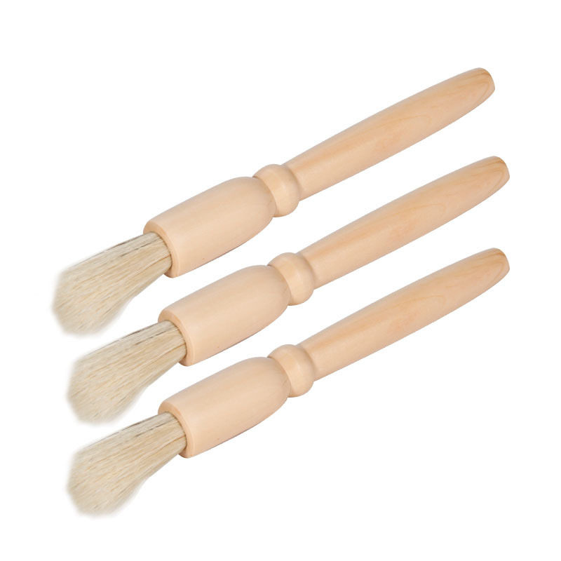 Wood Handle Coffee Machine Cleaning Brush Coffee Powder Cleaning Brushed Coffee Machine Grinding Machine Cleaner Brush