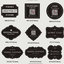 Custom self-adhesive two-dimensional code stickers Custom trademark stickers transparent labels Custom logo bottle stickers advertising printing