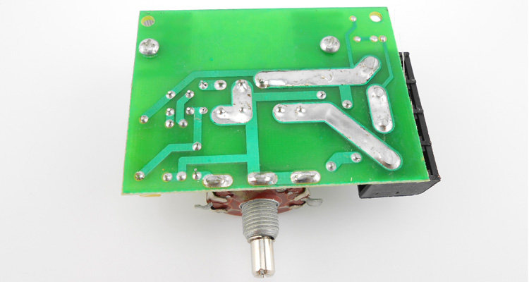 Real Back Internal photo of AC Thyrestor Load Regulator Dimmer Controller 4000W OutPut 0:220v AC