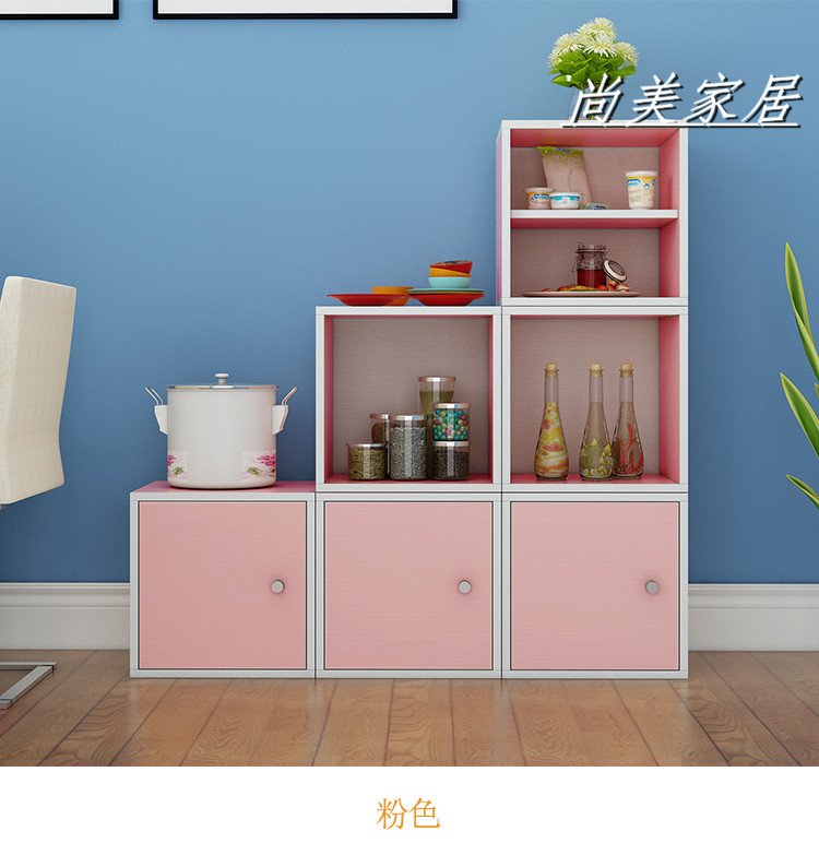 Miễn phí kết hợp kẻ sọc vuông nhỏ học đa chức năng nhà kệ sách kệ sách ký túc xá nhỏ tủ thời trang - Buồng tủ ngăn kéo gỗ