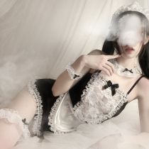 Cute Fun Maid Dress Sexy Eroy Underwear Uniform Seductive Black White Tennis lace Passion Maid Suit