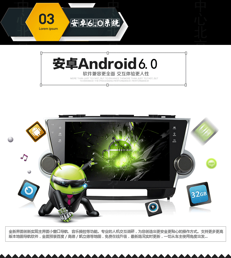 Nhập khẩu xe chuyên dụng Kia Pa Rui hệ thống Android Điều hướng một máy thông minh màn hình lớn đảo ngược hình ảnh xe máy - GPS Navigator và các bộ phận lắp định vị xe ô tô