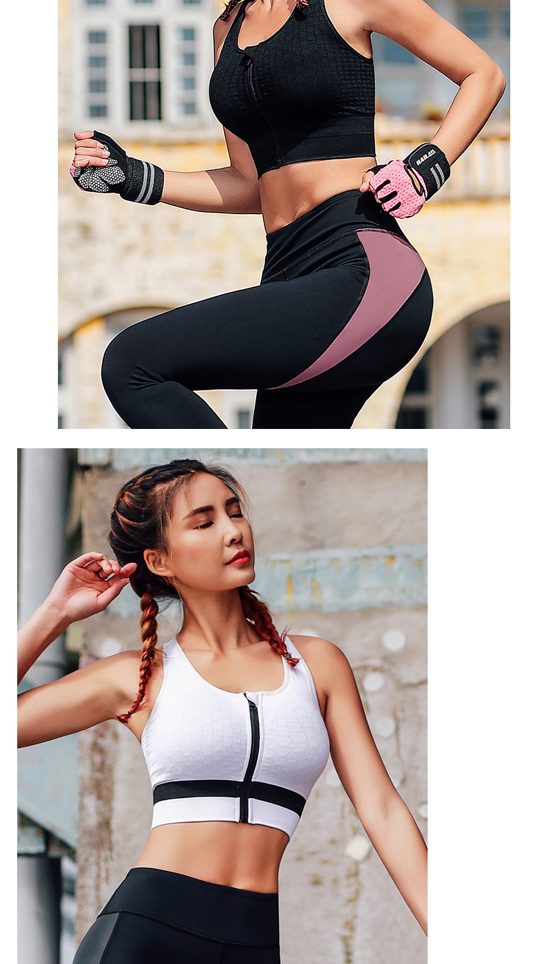 Thật vậy, kiểu vest phía trước có khóa kéo hình áo ngực thể thao nữ chống sốc tập hợp áo ngực chuyên nghiệp chạy đồ lót yoga áo gym nữ