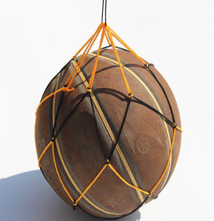 Name：Ball Network Bag Color：Black Yellow Material：Polylene Packaging：