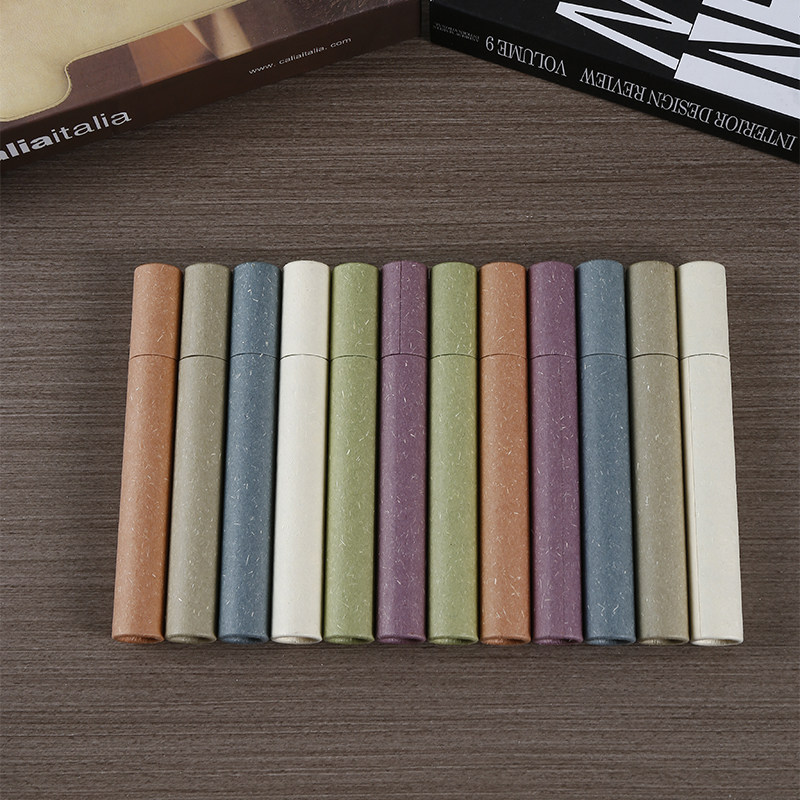 Earth paper 5 grams multi-color line incense sandalwood agarwood storage incense tube paper incense tube incense barrel packaging three and a half inches 5 grams