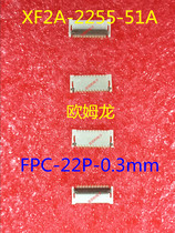 XF2A-2255-51A original Omron rear clamshell 0 3mm 22P connector FPC 0 3-22P