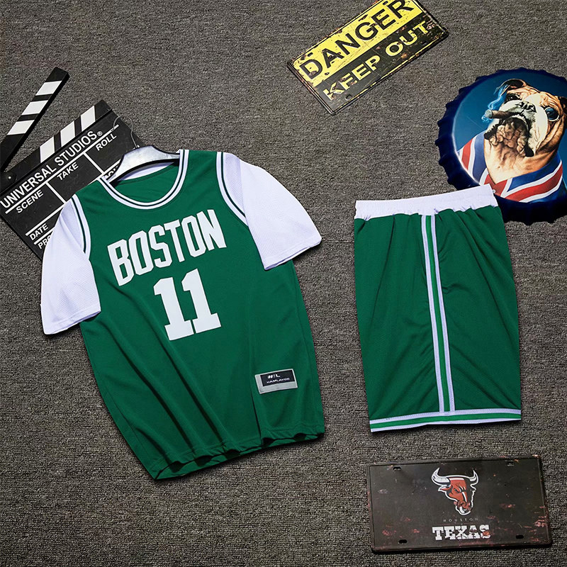 Kobe Bryant No. 24 jersey fake two James basketball uniform suit girl street male No. 11 Irving team uniform customization