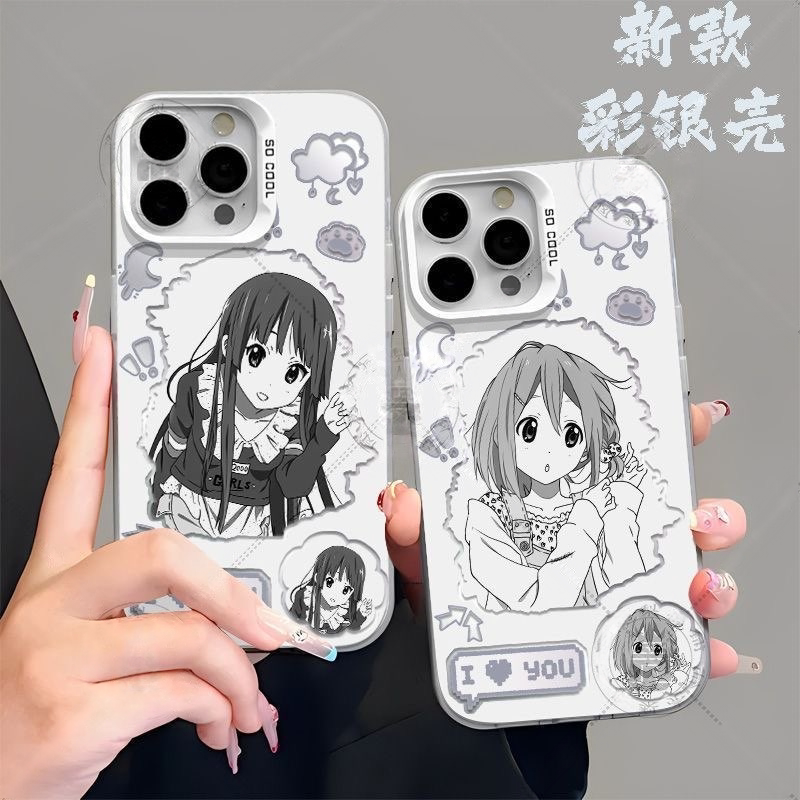 Light Music Girl Phone Case Akiyama Mio Nakano Mizuki Suitable for Apple 16Promax/15 Iphone14Plus Huawei Mate70 Oppo Vivo Xiaomi 15