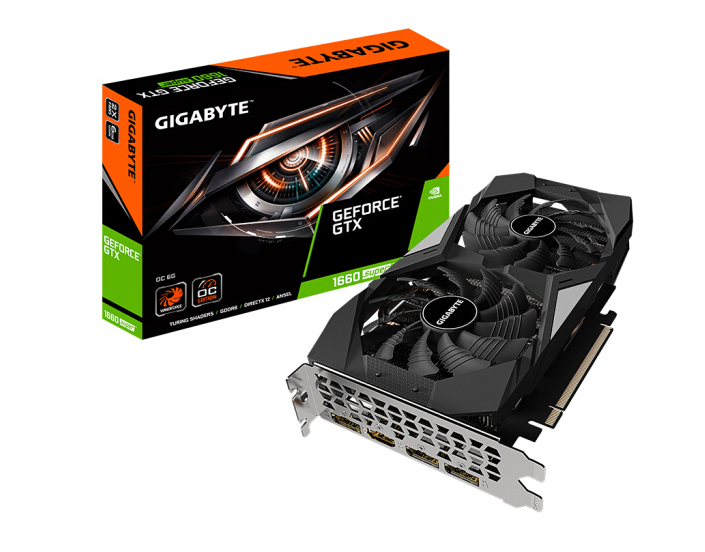 GeForce GTX 1660 SUPER OC Gigabyte Fengshen 6G eating chicken graphics card