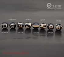 Small Tianzhu Pearl Tiger Tooth Three Eyes Heaven And Earth Fortune Manate Pearl Single Hand Chain Necklace Necklace Sepal Beads and Play Gameplay