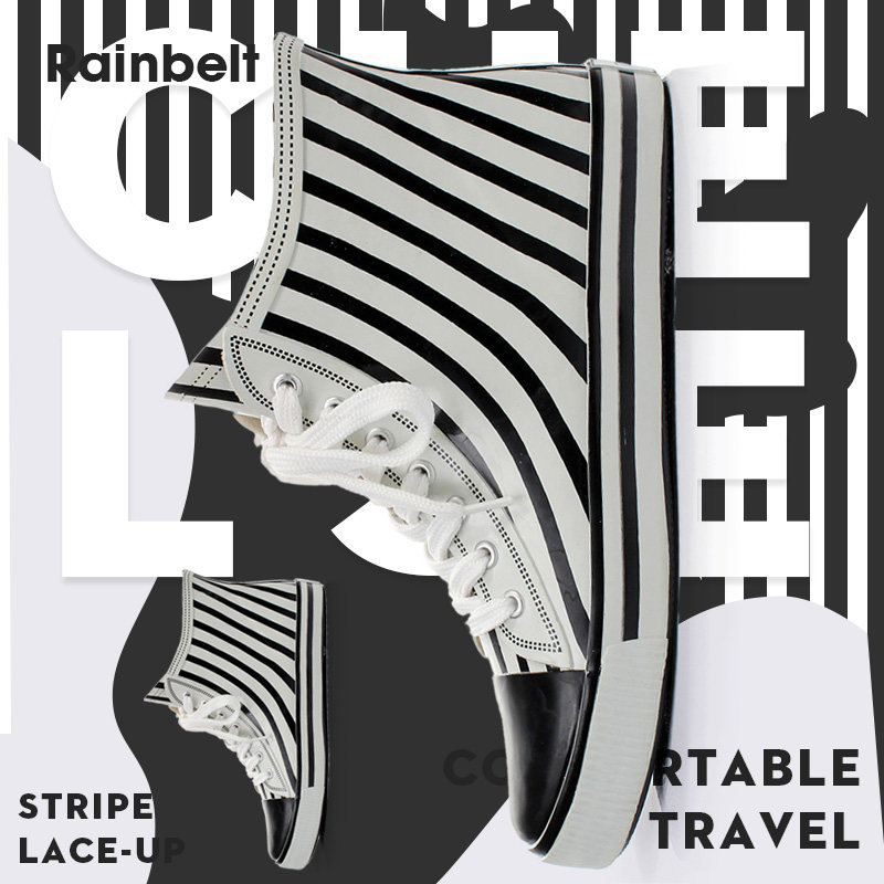 Fashion rain boots ladies short tube non-slip water shoes adult short tube overshoes rubber shoes thickened adults wear beautiful rain boots