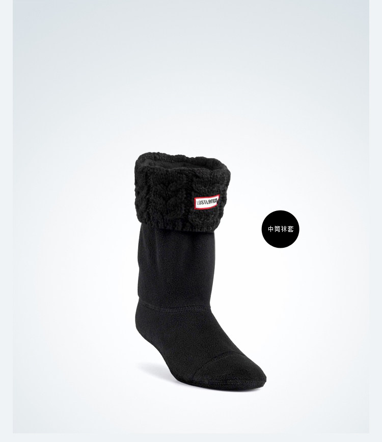 men's autumn winter rain boots with warm socks women's fleece thick rain boots