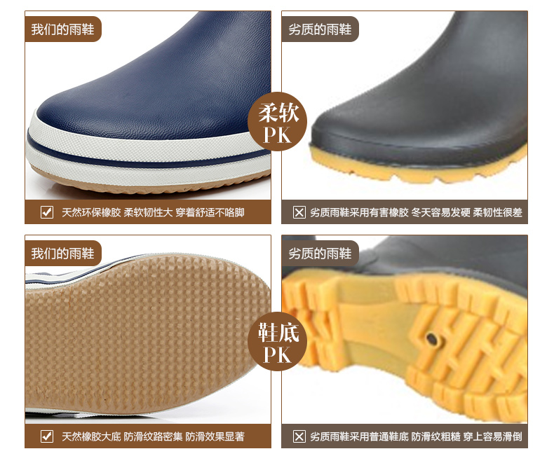 Chaussures en caoutchouc jeunesse, vieux 18-40 ans, , Moyen-âge, 40-60 ans, , enfant, 18 ans,  RAINBELT - Ref 941020 Image 26